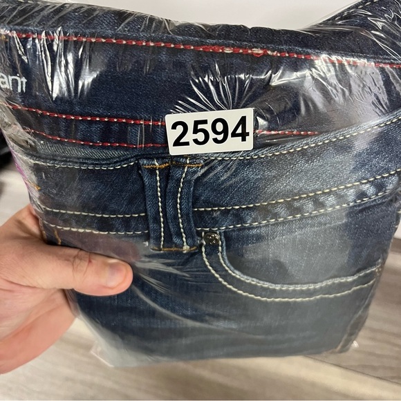 Lane Bryant Bootcut Denim Jeans Womens 18W Plus Blue Stretch Faded Comfy 2594 - Picture 9 of 9